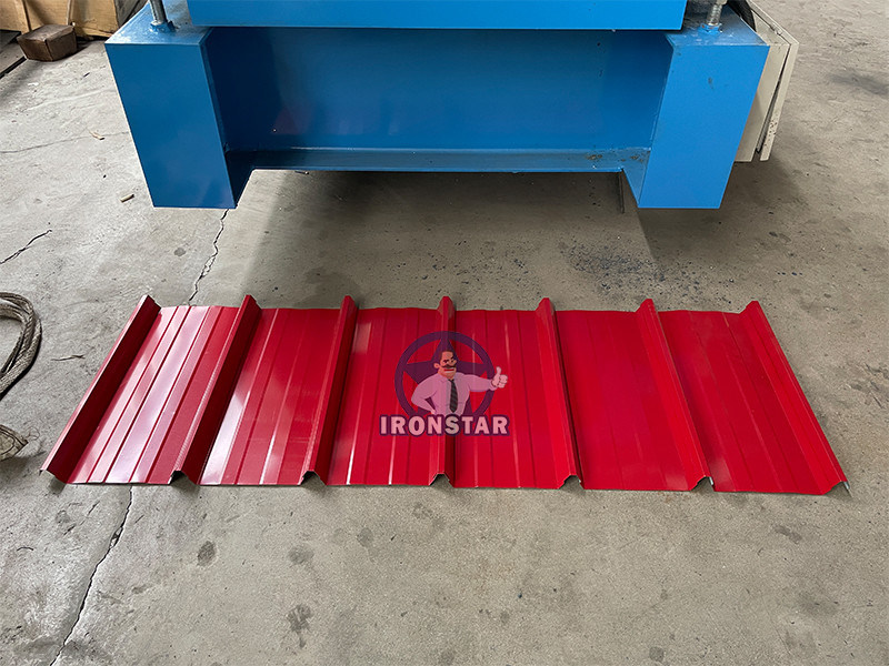 “3 Rib Trapezoidal IBR Roofing Sheet Roll Forming Machine With Tracking Cutting For Cote D'Ivoire”