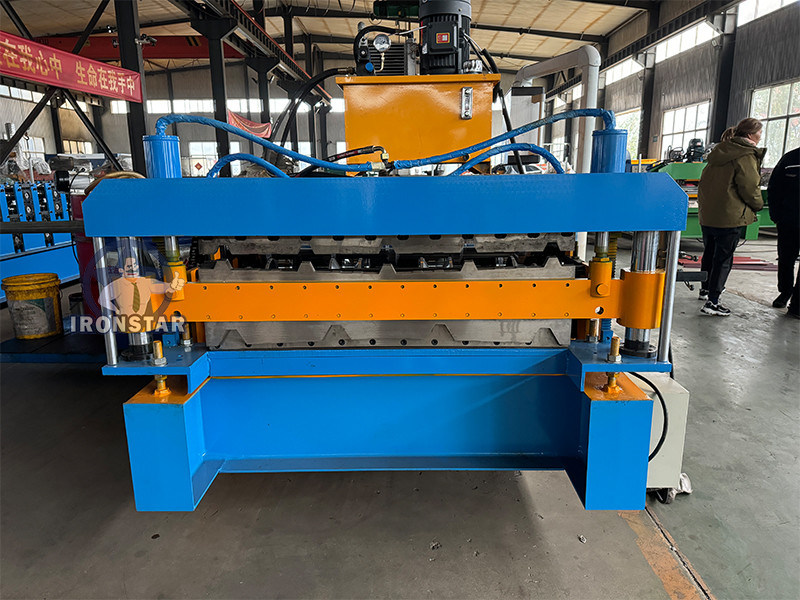 “Ironstar Full Automatic High Efficiency 5 Rib 4 Rib Double Deck Roll Forming Machine 2 Layer Roofing Production Line Trapezoidal Sheet Making Equipment for Metal Roofing Factory”