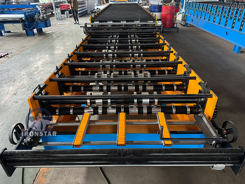 “Ironstar Full Automatic High Efficiency 5 Rib 4 Rib Double Deck Roll Forming Machine 2 Layer Roofing Production Line Trapezoidal Sheet Making Equipment for Metal Roofing Factory”